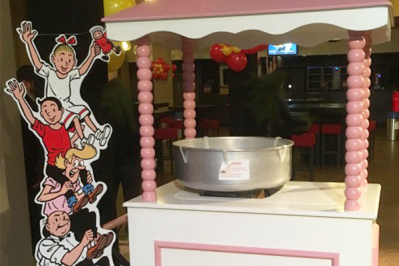 Suikerspinkraam huren in Den Haag